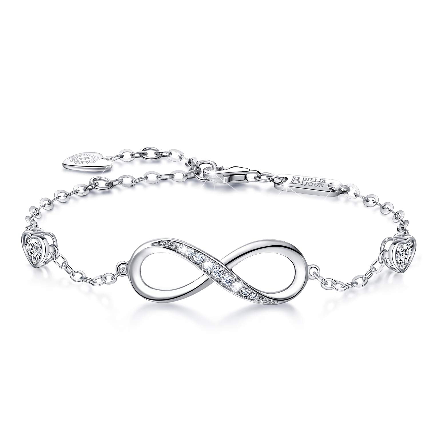 Pulsera Plata 925 Simbolo Amor Infinito