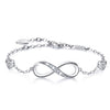 Pulsera Plata 925 Simbolo Amor Infinito