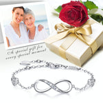 Pulsera Plata 925 Simbolo Amor Infinito